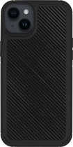 BMAX Carbon soft case hoesje geschikt voor Apple iPhone 14 Plus - Telefoonaccessoires - Telefoonhoesjes - Telefonie & Accessoires - Soft cover - Telefoonhoesje - Beschermhoesje - Telefoonbescherming - Zwart