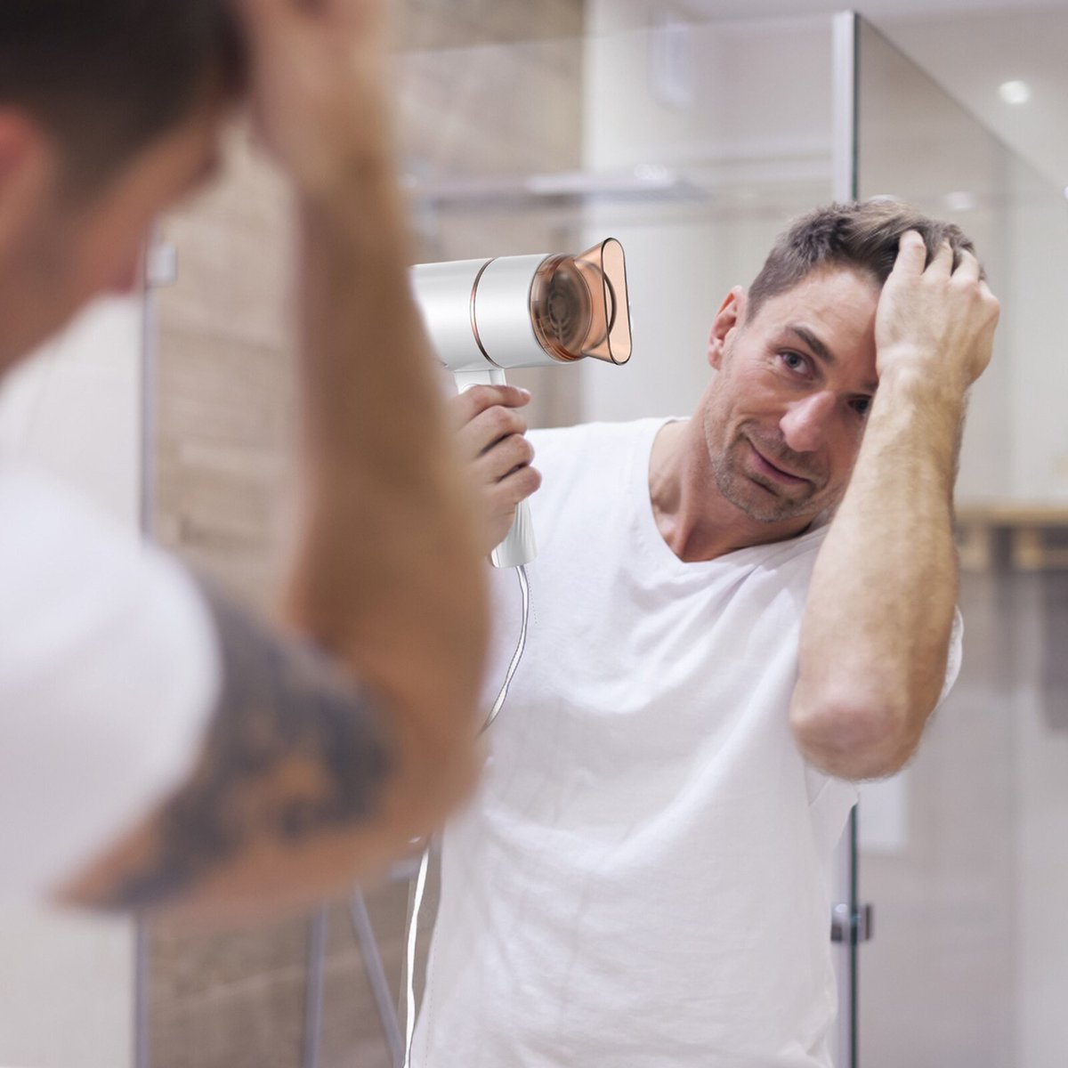 Föhn Opvouwbare Haardroger 1800W met Ionentechnologie - afbeelding 3