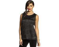 Boland - Top Flapper zwart (M) - Volwassenen - Charleston - 20's - Roaring Twenties