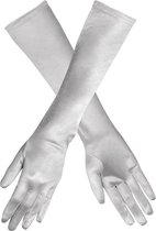 Boland - Paar Handschoenen elleboog Monte Carlo Zilver - Volwassenen - Vrouwen - Can Can