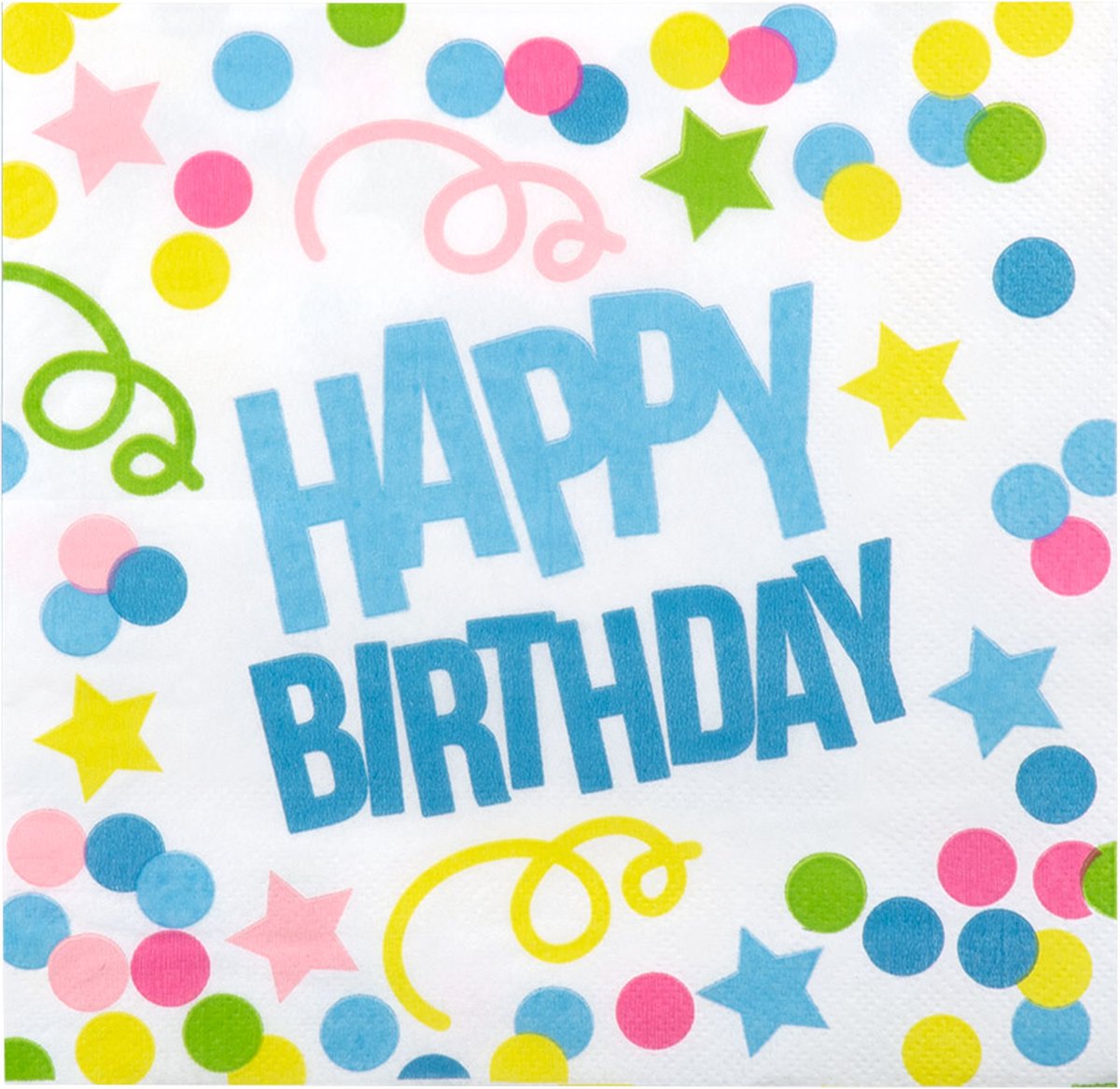Folieballonnen Happy birthday zilver 38cm kopen
