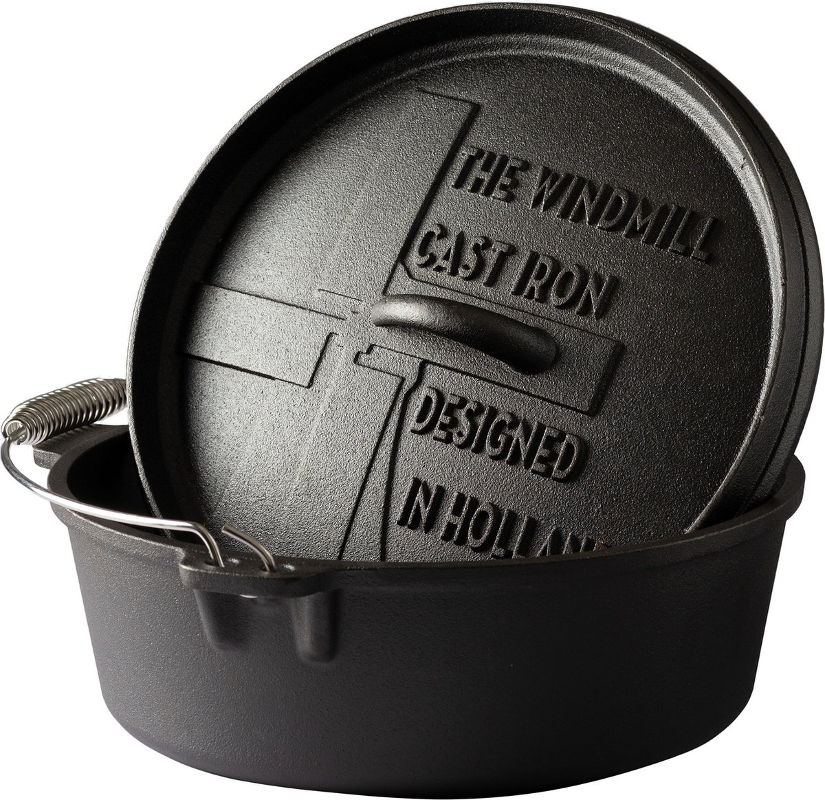 The Windmill Dutch Oven 6 Qt zonder pootjes kookpan thumbnail 3