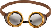 Retro steampunk bril voor volwassenen - Verkleedattribuut