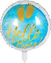 Boland - Folieballon 'Hello Boy!' - Multi - Folieballon