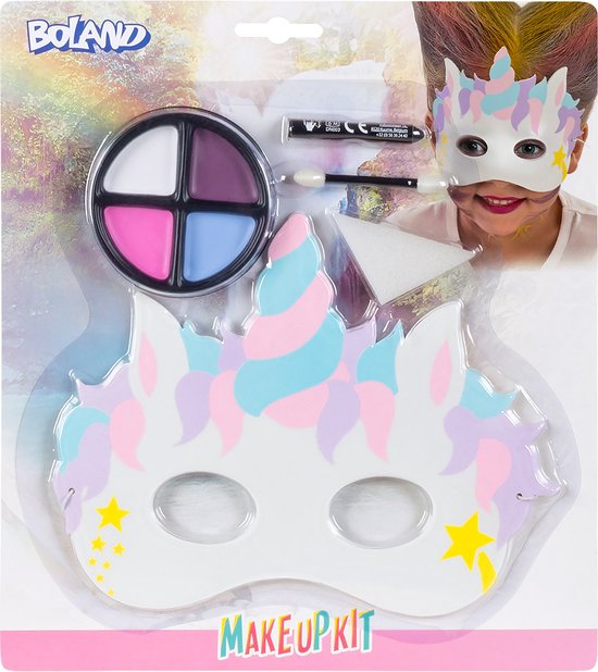 Maquillage à l'eau Pastel Unicorn - palette de 6 couleurs 