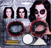 Boland - Set schmink Day of the Dead - - Schminkset - Carnaval, Halloween, Themafeest - Halloween schmink - Horror - Dia de los Muertos
