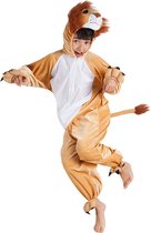 Costume Grenouillère Enfant Peluche Lion - Taille 140 - Costumes de carnaval