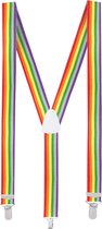 Boland - Bretels Rainbow Multi - Volwassenen - Unisex - Student - Pride