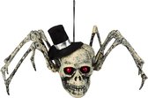 Décoration d'araignée squelette pour Halloween - Objet de décoration de fête