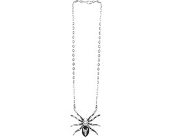 Boland - Ketting Black widow - Volwassenen - Vrouwen - Heks - Halloween accessoire - Sieraad - Horror