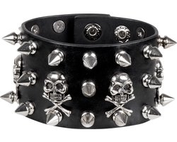 Boland - Armband Biker - Volwassenen - Vrouwen - Biker - Punk en Aso