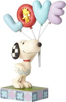 Peanuts Snoopy Jim Shore - Snoopy with LOVE balloon