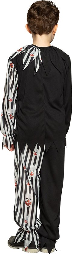 Déguisement de Clown Noir Blanc pour Enfant 6/8 ans - Tenue de