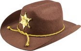 Boland - Hoed Deputy sheriff Bruin - 59 - Volwassenen - Mannen - Cowboy - Indiaan