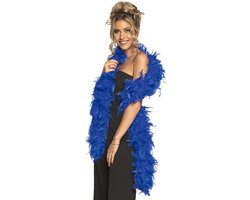 Boland - Verenboa 80 g blauw Blauw - Volwassenen - Unisex - Showgirl - Glitter and Glamour