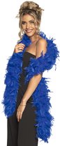 Boland - Boa 80 g blauw Blauw - Volwassenen - Unisex - Showgirl - Glitter and Glamour