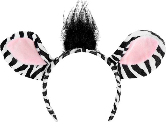Set Zebra (diadème et queue)