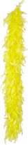 Boland - Boa 50 g neon geel Geel,Neon - Volwassenen - Unisex - Showgirl - Glitter and Glamour