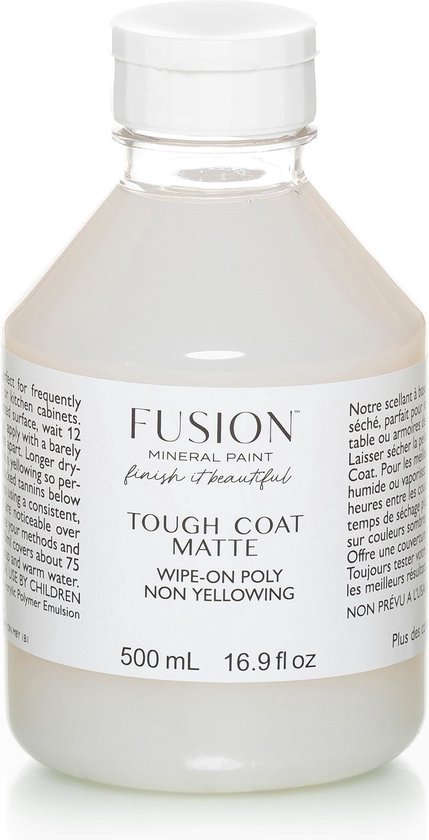 Fusion Mineral Paint - lak -  tough coat mat - meubelverf - 500 ml