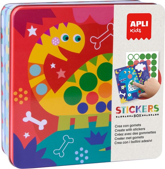 Foto: Apli kids stickerspel dinosaurus