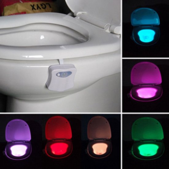 wc verlichting-bewegingssensor-diverse kleuren - VERK GROUP
