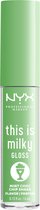 NYX Professional Makeup This Is Milky Gloss - Mint Choc Chip Shake - Lipgloss - 4 ml