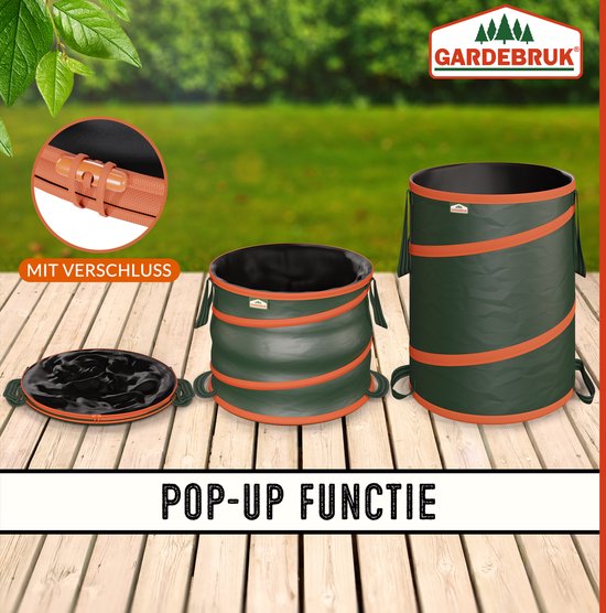 Gardebruk Tuinafvalzak 3 Stuks - Popup XL - Groen van Gardebruk — afbeelding 4