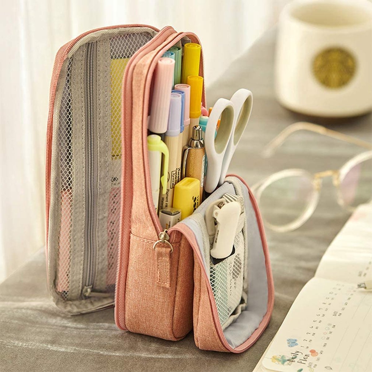 Stand pencil case deals