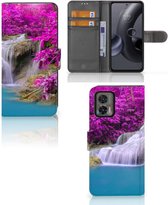 Wallet Bookcase Motorola Edge 30 Neo Telefoonhoesje Waterval