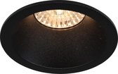 LED Spot Set - Pragmi Pollon Pro - GU10 Fitting - Inbouw Rond - Mat Zwart - Verdiept - Ø82mm - Philips - SceneSwitch 827 36D - 1.5W-5W - Warm Wit 2200K-2700K - Dimbaar - BES LED