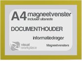 Magneetvensters A4 (incl. uitsnede) - Geel