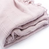 Hammam34 Stone washed hammamdoek - blush roze