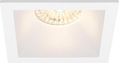 LED Spot Set - Pragmi Pollon Pro - GU10 Fitting - Inbouw Vierkant - Mat Wit - Verdiept - 82mm - Philips - CorePro 830 36D - 4W - Warm Wit 3000K - Dimbaar - BES LED