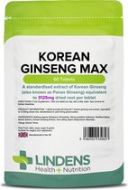 Lindens - Koreaanse Ginseng Max 3125mg - 90 tabletten