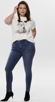 Only Carmakoma Augusta High Waist Dames Skinny Jeans