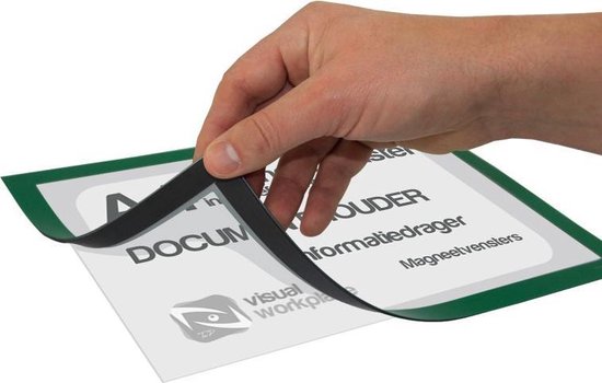 Fenêtres magnétiques A4 (avec découpe) - Gris