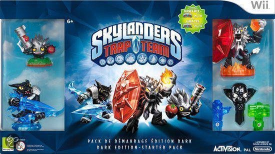 Skylanders Trap Team: Starter Pack Wii - Dark Edition - Wii - Skylanders