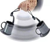 Spillnot - Anti mors bekerhouder - Anti slip - Dienblad - Gadget - Zwart
