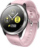 Nieuw - Belesy® Dual – Smartwatch Dames - Roze - Cadeau