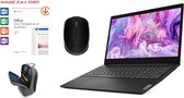 Lenovo ideapad 3 - 15 inch - AMD Ryzen 3 3250U - 4GB werkgeheugen - 128GB SSD - Incl. Lenovo 15.6 Backpack grijs (B210) - Windows 10 - Incl. Office 2019 Home and Student t.w.v. €14