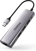 UGREEN USB 3.0 Gigabit LAN Adapter 4-in-1 voor Macbook / Windows