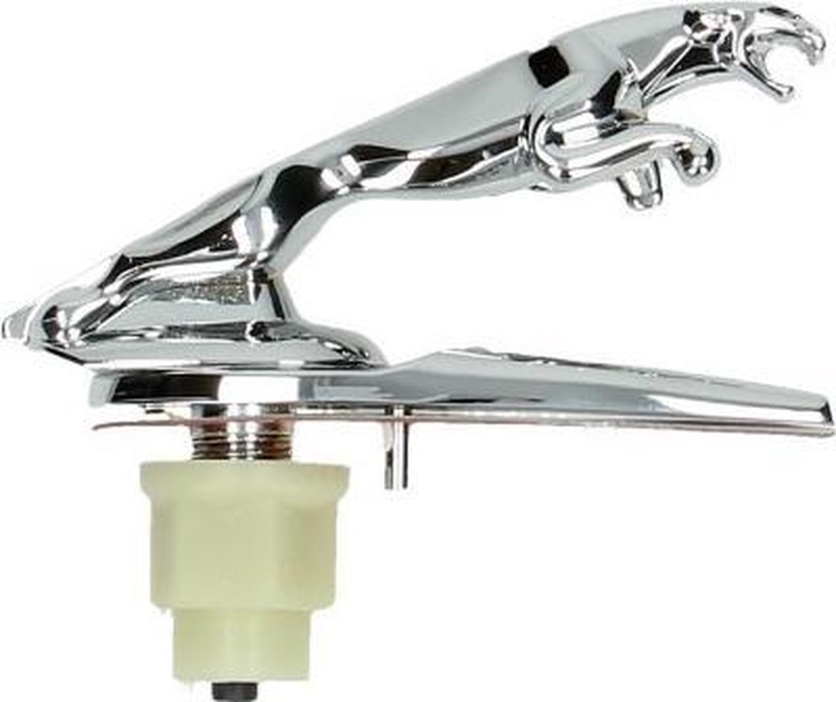 Jaguar embleem staand chroom