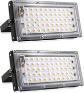 Full Spectrum LED groei en kweeklamp - 220V/50W voor kamerplanten, Groente & fruit, Bloemen. - 2 stuks