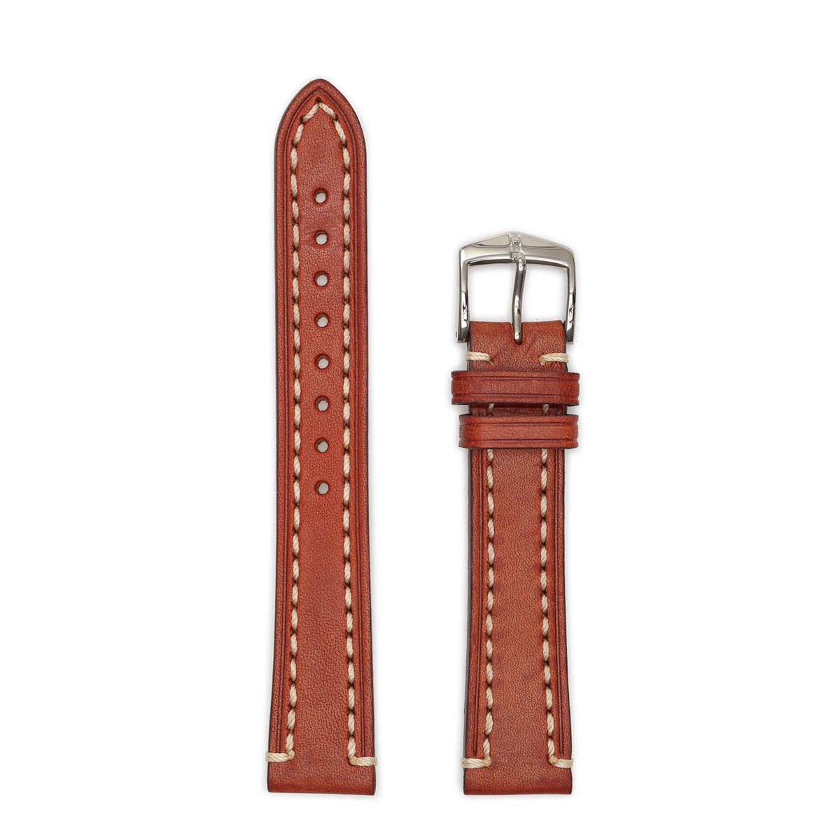 Hirsh Horlogeband Liberty Cognac - Leer - 22mm