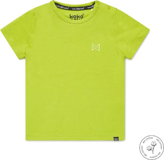 Koko Noko Bio T-shirt Basic NIGEL jaune fluo - Taille 134/140
