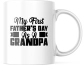 Vaderdag Mok My first fathers day as a grandpa