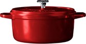 Cocotte Greenpan - Rouge - 26 cm - Fonte d'aluminium