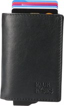 FourRose-Valenta cardprotector-pajeshouder-RFID-Leder zwart