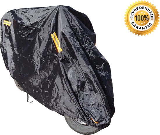 Professionele Scooterhoes – Motorhoes - Waterdicht – Windscherm Bescherming – Geschikt voor Binnen en Buiten - 230 x 95 x 125 cm - XL - Zwart