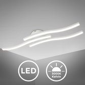 B.K.Licht - Witte LED Plafonnière - modern plafondlamp - voor binnen - 3.000K - warn wit licht - 1.440Lm - 18W